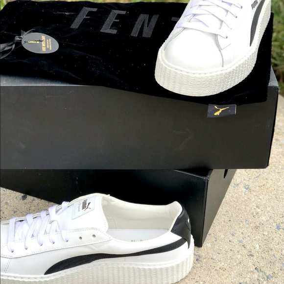 LAST💥5⭐️Rated🆕Rihanna 100% Leather PUMA Creeper - Picture 6 of 7